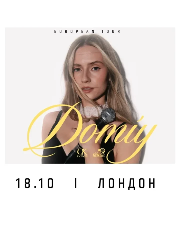Poster for DOMIY live event in London